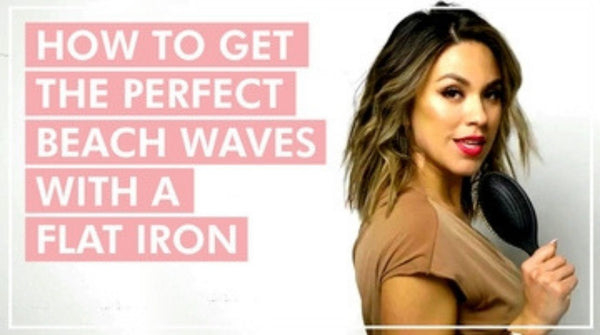 How To Get The Perfect Beach Waves With a Flatiron - Lunata Beauty