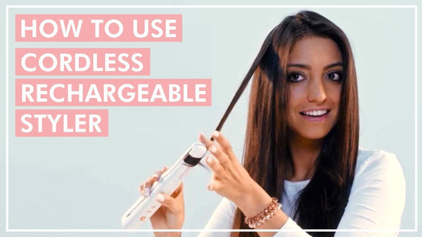 How To Use The Cordless, Rechargeable Styler - Lunata Beauty