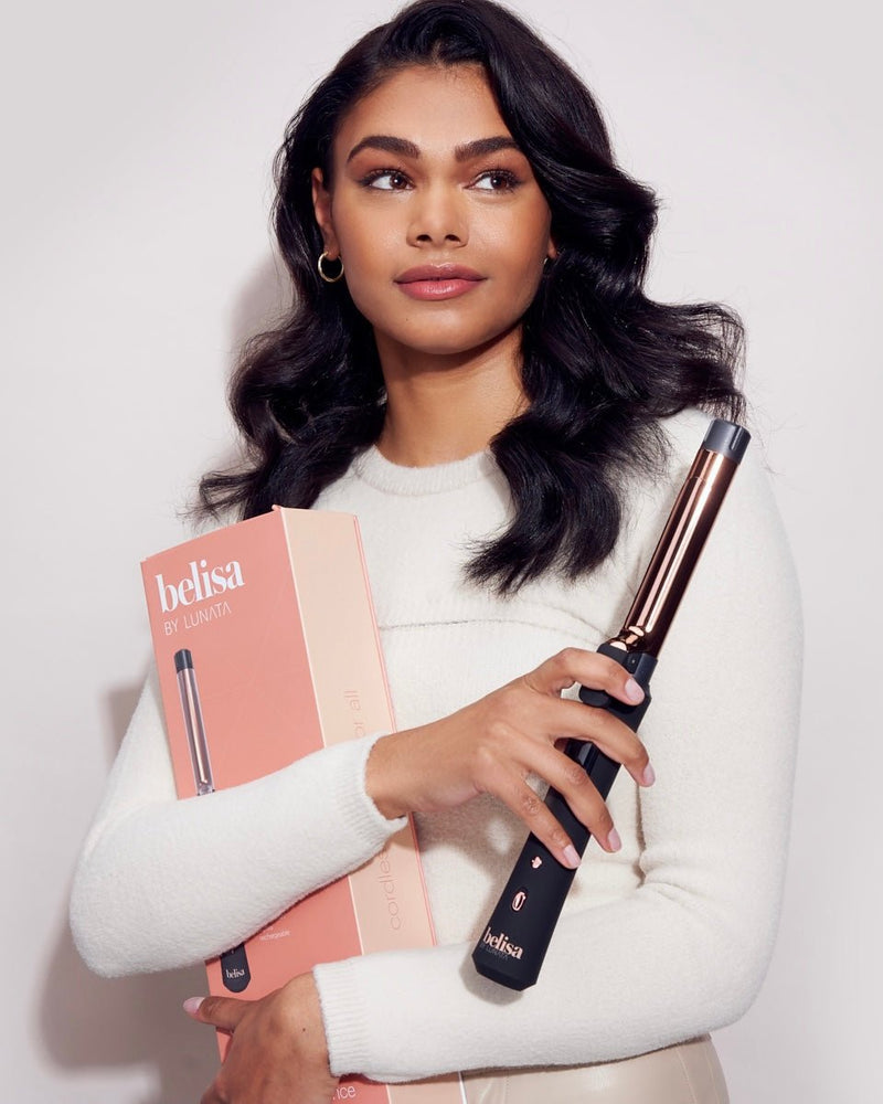 Cordless Curling Iron | Titanium Curling Iron | Lunata Beauty