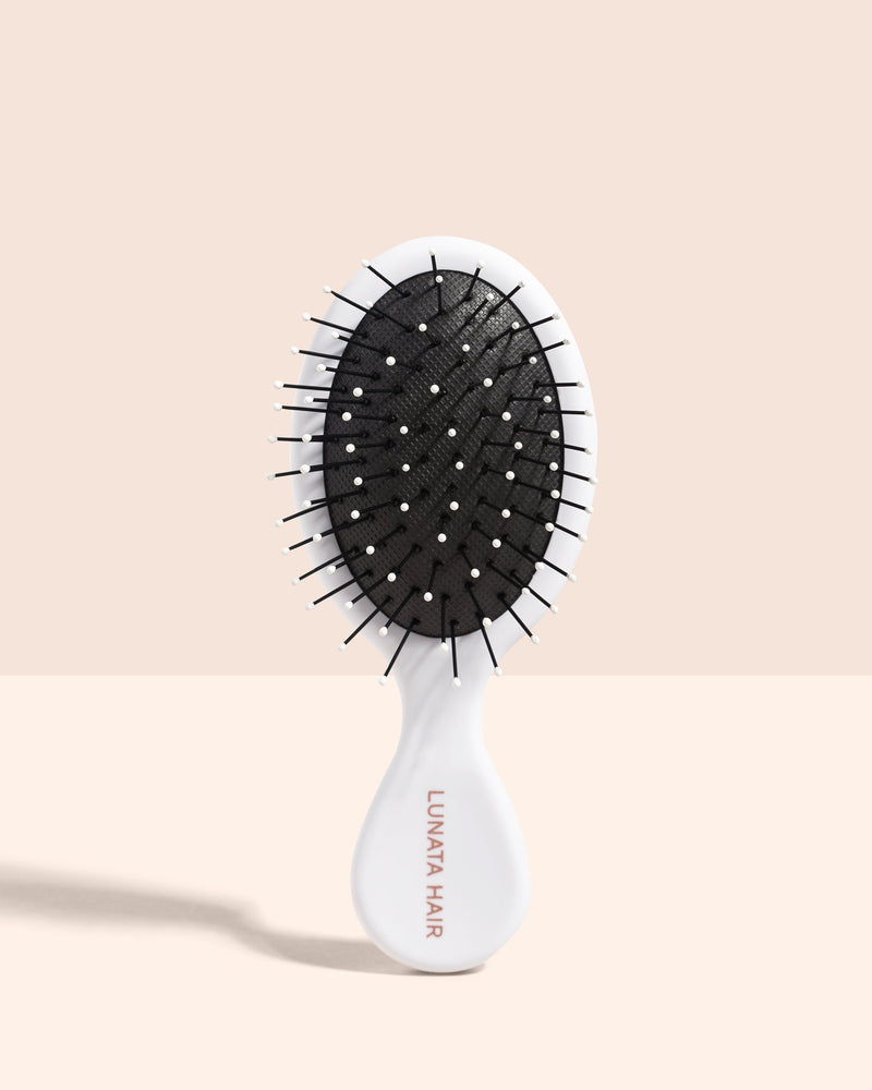 Mini Bamboo Hairbrush - Zero Waste Hair Brush - ZWS Essentials –  ZeroWasteStore.com
